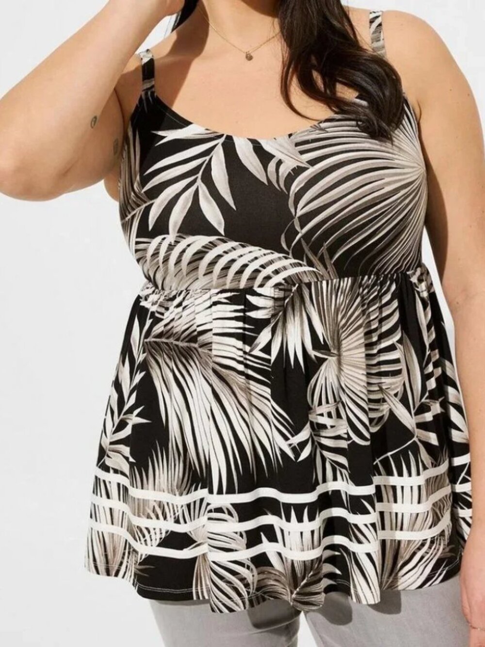 TORRID Super Soft V-Neck Babydoll Top